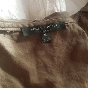 Dark olive green vest